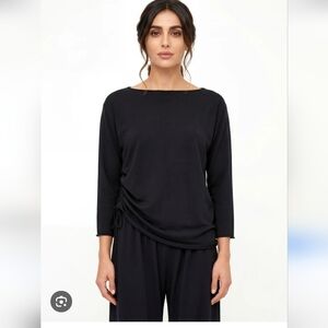 Express Black Women's 3/4 Length Top - Size XS Great Condition